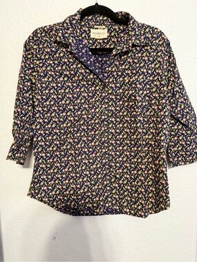 Denim & Supply Ralph Lauren Navy Floral Button-Down Shirt